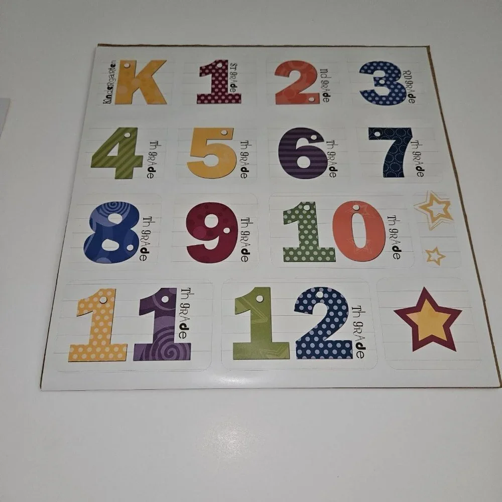 Creative Memories 12x12 School Kit Predecorated Pages Stickers Diecut NEVER USED